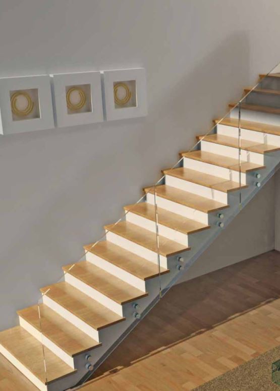 Escalera de vidrio interior 2